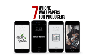 7 More iPhone Wallpapers For Producers (MPC, 808 Mafia, Discipline > Motivation)