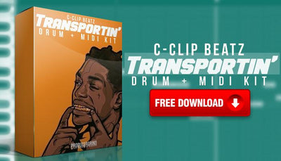 C-Clip's "Kodak Black Transportin" Drum Kit + MIDI Loop Pack [Free Download]