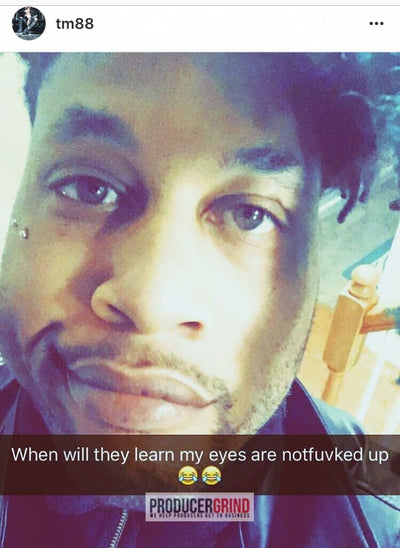 TM88 No Glasses Picture From Instagram 2016