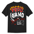 Clipper T-Shirt - Red/Black - ProducerGrind