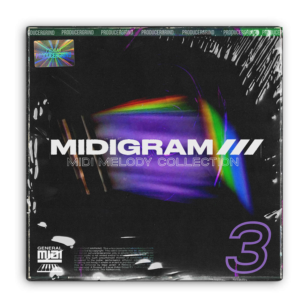 MIDIGRAM MIDI Melody Collection Vol 3 - ProducerGrind